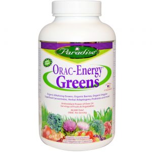Comprar Paradise Herbs, ORAC-Energia Verde - 120 Cápsulas Vegetarianas