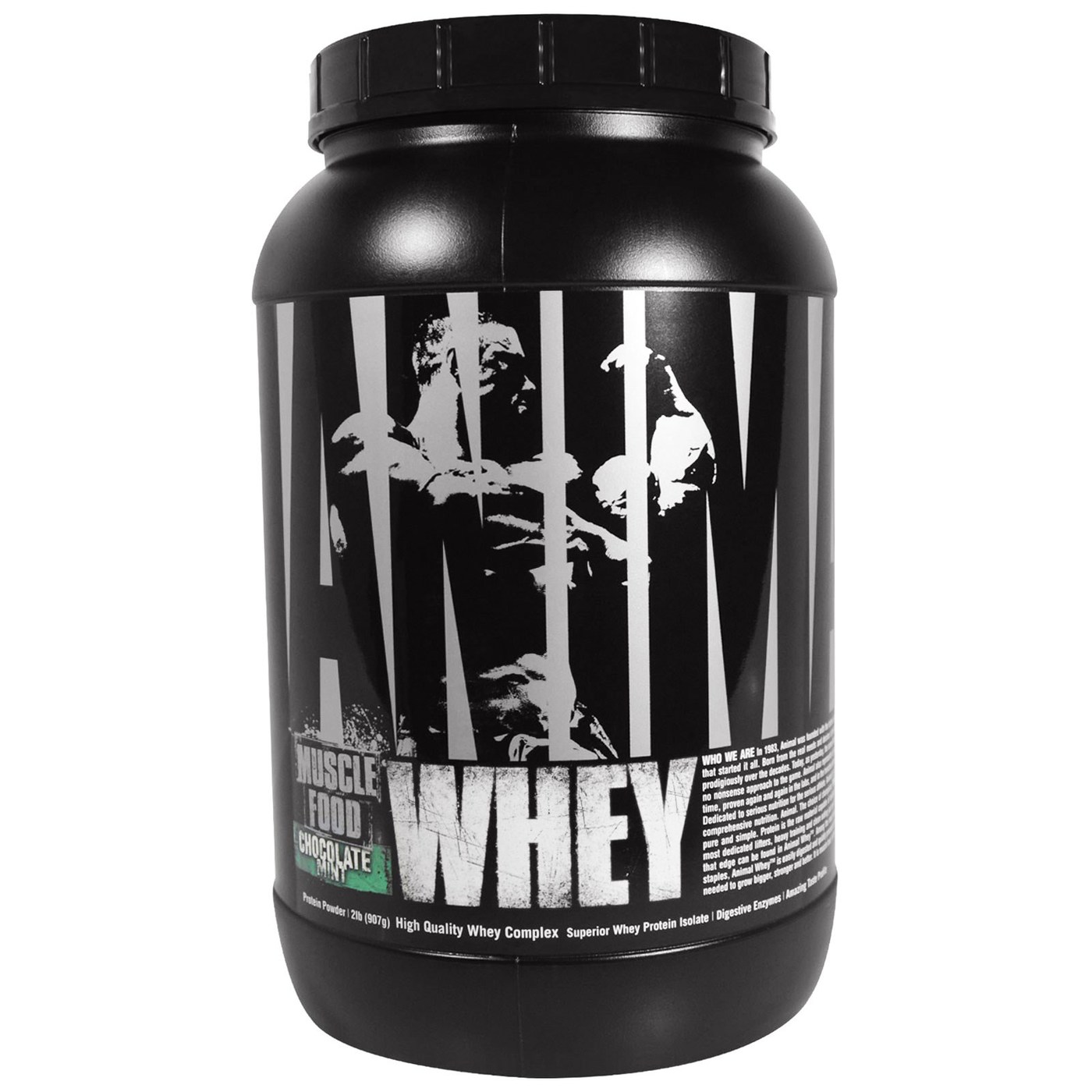 Comprar Universal Nutrition Animal Muscle Food Whey, Chocolate de menta - 2 lbs