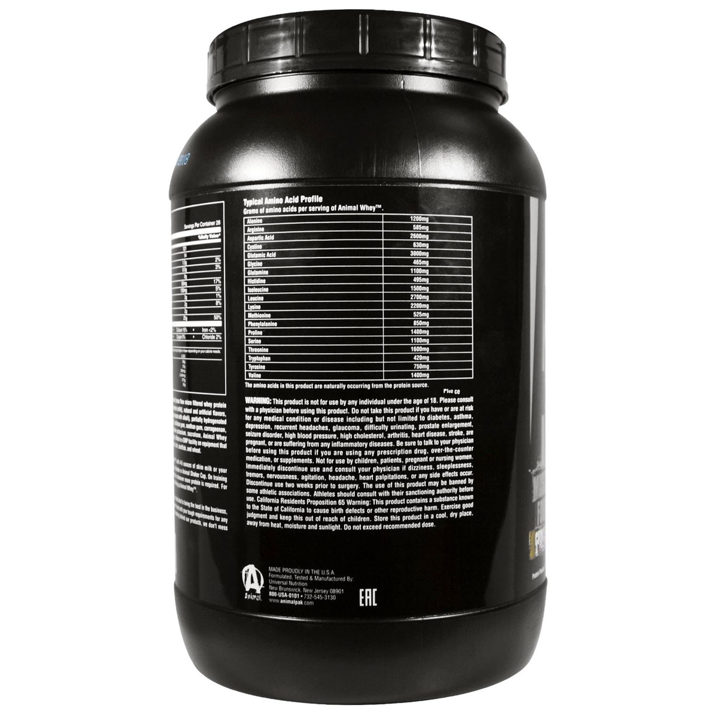 Comprar Universal Nutrition Animal Muscle Food Whey, Cookies & Creams - 2 lbs - Imagem 3