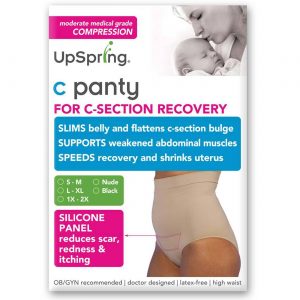 Comprar UpSpring High Waist Incision Care C-Panty, Preto - 1X/2X (size 18-24)