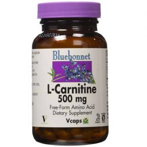 Comprar Bluebonnet Nutrition L-Carnitina - 500 mg - 30 Veggie Cápsulas