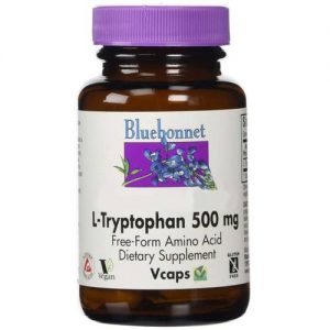 Comprar Bluebonnet Nutrition, L-Triptofano 500 mg - 60 Cápsulas Vegetarianas