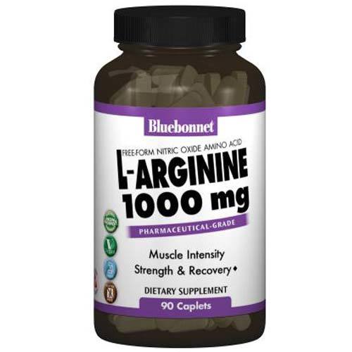 Comprar L-Arginina 1000 mg Bluebonnet Nutrition 90 Caplets