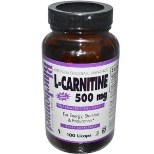 Comprar Bluebonnet Nutrition, L-Carnitina 500 mg - 100 Cápsulas Líquidas