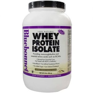 Comprar Bluebonnet Nutrition, Proteína Isolada em Pó 100% Natural - Sabor Baunilha Francesa - 2 lbs (924g)
