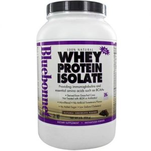 Comprar Bluebonnet Nutrition, Whey Protein 100% Natural, Chocolate - 924 g (2 lbs)