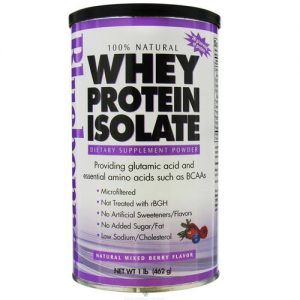 Comprar Bluebonnet Nutrition 100% Natural Whey Proteína Isolate Powder, Baga mista - 1 lb