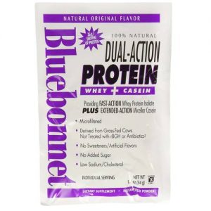 Comprar Bluebonnet Nutrition 100% Natural Dual Action Proteína Powder, Original - 8 Pack