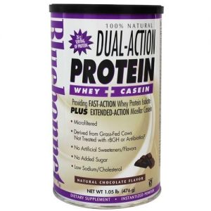 Comprar Bluebonnet Nutrition 100% Natural Dual Action Proteína Powder, Chocolate - 1.05 lb
