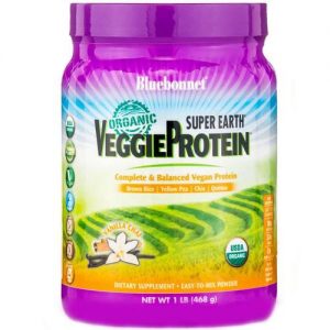 Comprar Bluebonnet Nutrition, Proteína Vegetal em Pó - Orgânico - 468g (1 lb)
