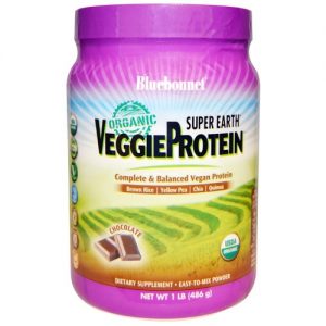 Comprar Bluebonnet Nutrition Super Earth Orgânico VeggieProteína Powder, Chocolate - 1 lb