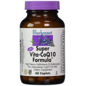 Comprar Bluebonnet Nutrition, Super Vita-CoQ10 Formula - Livre de Ferro - 60 Cápsulas