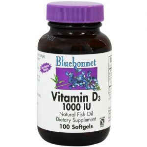 Comprar Bluebonnet Nutrition, Vitamina D3 1,000 UI - 100 Cápsulas em Gel