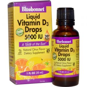 Comprar Bluebonnet Nutrition, Vitamina D3 Gotas, Citrus - 5,000 IU - 30 ml
