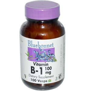 Comprar Bluebonnet Nutrition, Vitamina B-1 100 mg - 100 Cápsulas Vegetarianas