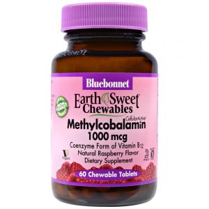 Comprar Bluebonnet Nutrition, EarthSweet® Metilcobalamina 1,000 mcg - 60 Comprimidos Mastigáveis