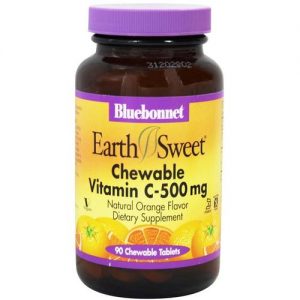 Comprar Bluebonnet Nutrition, Earth Sweet® Vitamina C 500 mg - 90 Tabletes Mastigáveis