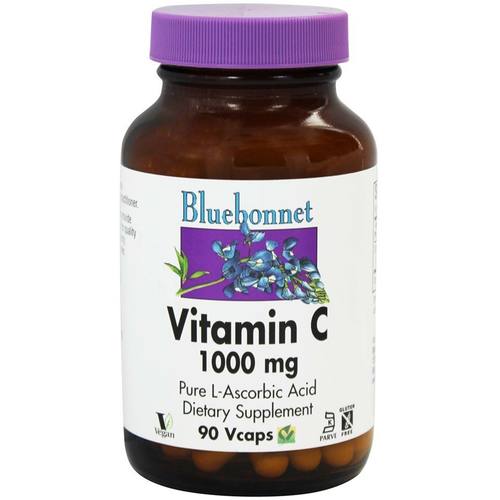 Comprar Bluebonnet Nutrition, Vitamina C 1,000 mg - 90 Cápsulas Vegetarianas