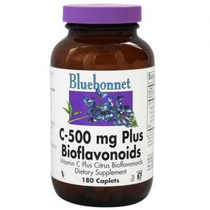 Comprar Bluebonnet Nutrition, Vitamina C-500 mg com Bioflavonóides - 180 Cápsulas