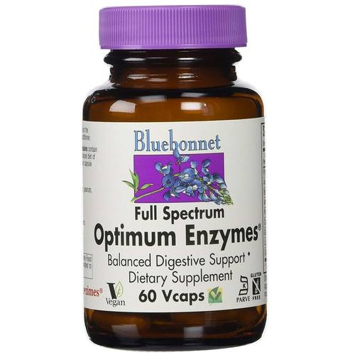 Comprar Bluebonnet Nutrition, Enzimas Optimum Espectro Total - 60 Cápsulas Vegetarianas