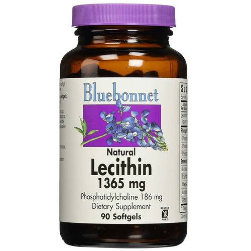 Comprar Bluebonnet Nutrition, Lecitina Natural 1365 mg - 90 Cápsulas em Gel