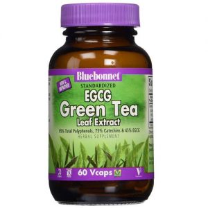 Comprar Bluebonnet Nutrition, Extrato de Chá Verde EGCG 350 mg - 60 Cápsulas Vegetarianas