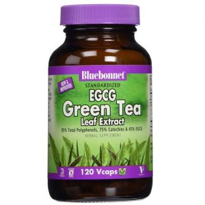 Comprar Bluebonnet Nutrition, Extrato de Folha de Chá Verde EGCG 350 mg - 120 Cápsulas Vegetarianas