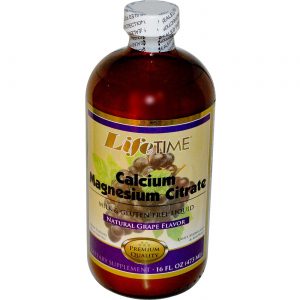 Comprar LifeTime Cálcio Magnésio Citrate, Uva Natural - 16 fl oz