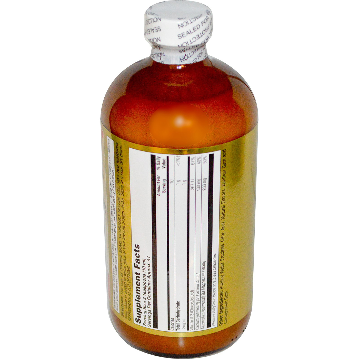 Comprar LifeTime Cálcio Magnésio Citrate, Morango Natural - 16 fl oz - Imagem 2