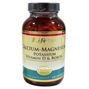 Comprar LifeTime, Cálcio Magnésio com Potassium Vitamina D & Boro - 120 Cápsulas