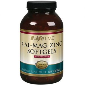 Comprar LifeTime, Cálcio-Magnésio-Zinco com Vitamina D - 180 Cápsulas em Gel