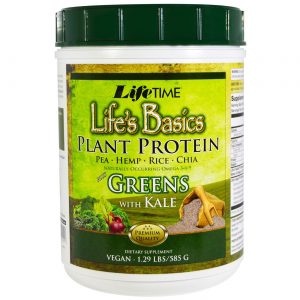 Comprar LifeTime, Proteína de Planta Básica Verdes com Couve - 1.29 lbs (585g)