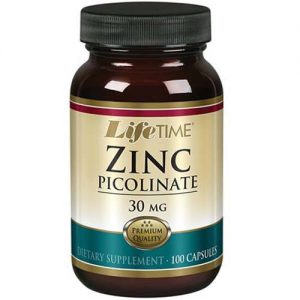 Comprar LifeTime, Picolinato de Zinco 30 mg - 100 Cápsulas