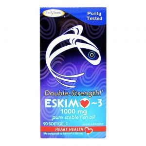 Comprar Enzymatic Therapy, Esquimó-3 Força Dupla - 90 Cápsulas em Gel