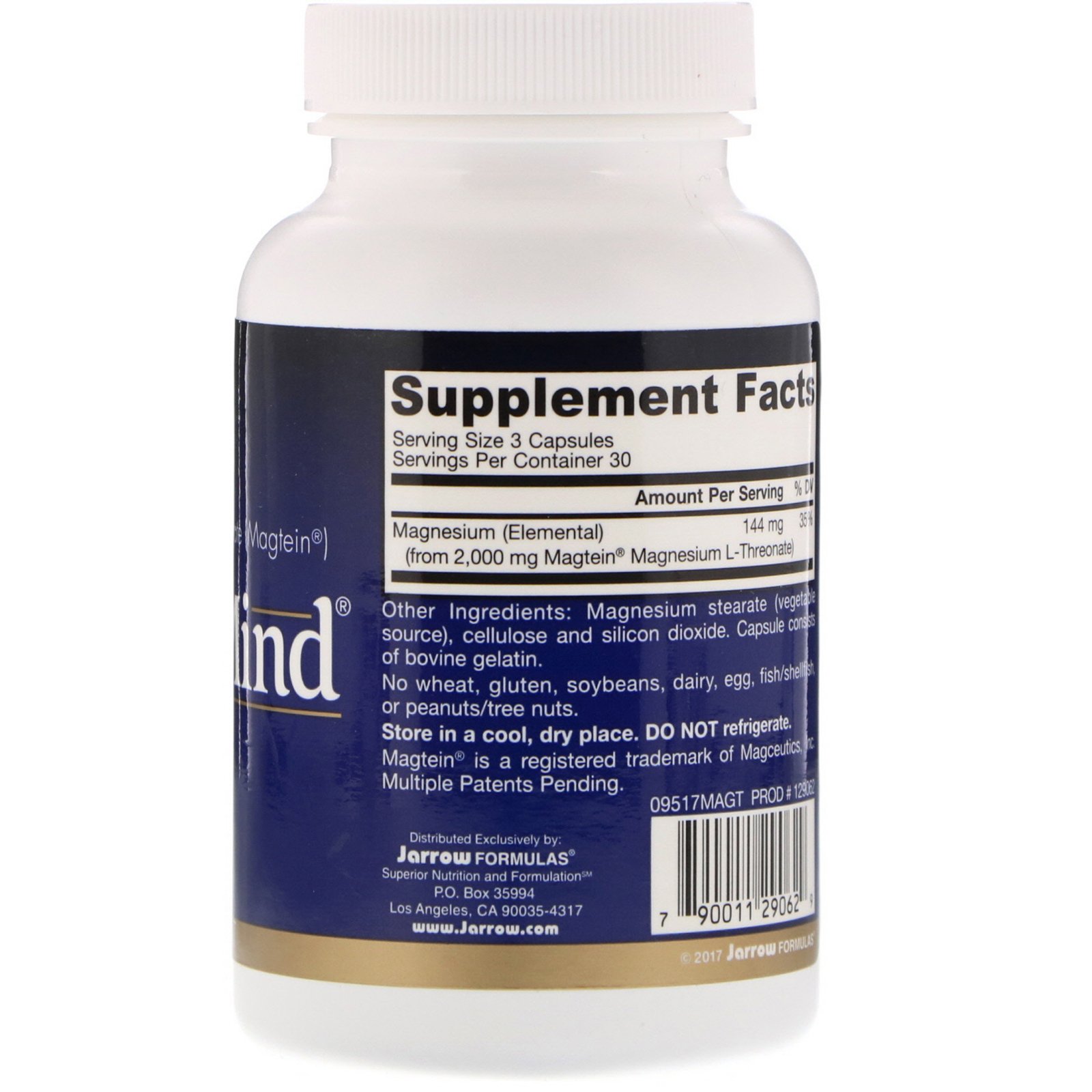 Comprar Jarrow Formulas, MagMind, 90 Cápsulas - Imagem 2