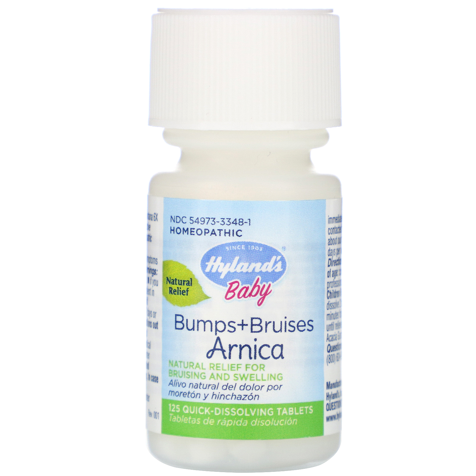 Comprar Hyland's, Baby, Bumps + Bruises with Arnica, 125 Quick-Dissolving Tablets