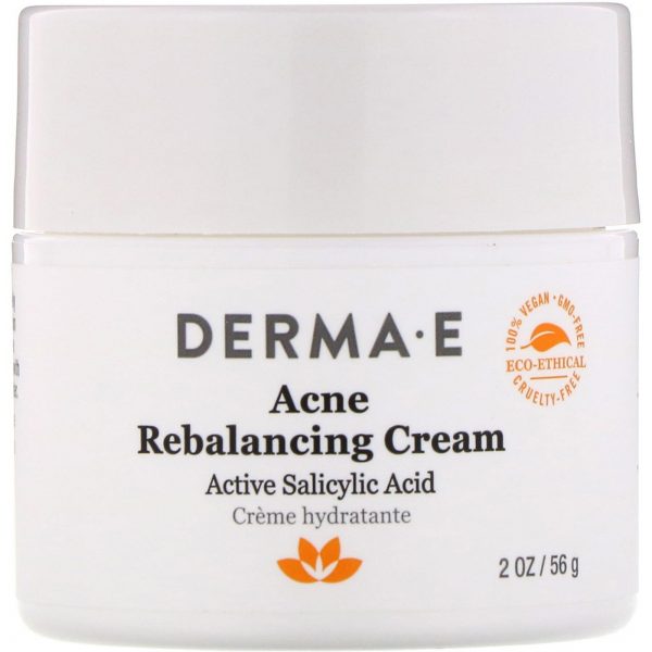 Comprar Derma E, Acne Rebalancing Cream, Active Salicylic Acid , 2 oz (56 g) - Imagem 4