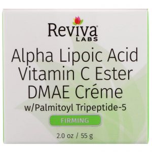 Comprar Reviva Labs, Ácido Alfa Lipóico, Vitamina C Ester e Creme DMAE, 2 oz (55 g)