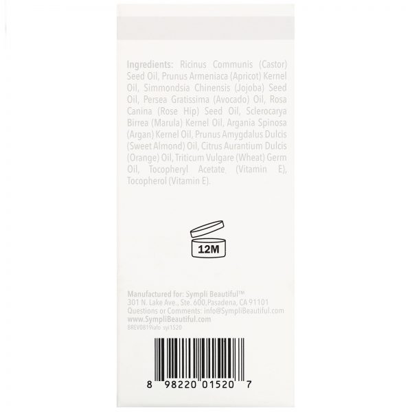 Comprar Sympli Beautiful, Óleo Facial Iluminador Antioxidante, 30 ml (1 fl oz) - Imagem 4