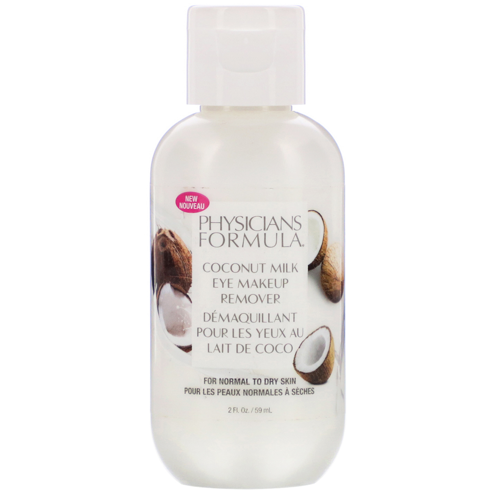 Comprar Physicians Formula, Removedor de Maquiagem dos Olhos à Base de Leite de Coco, 2 fl oz (59 ml)