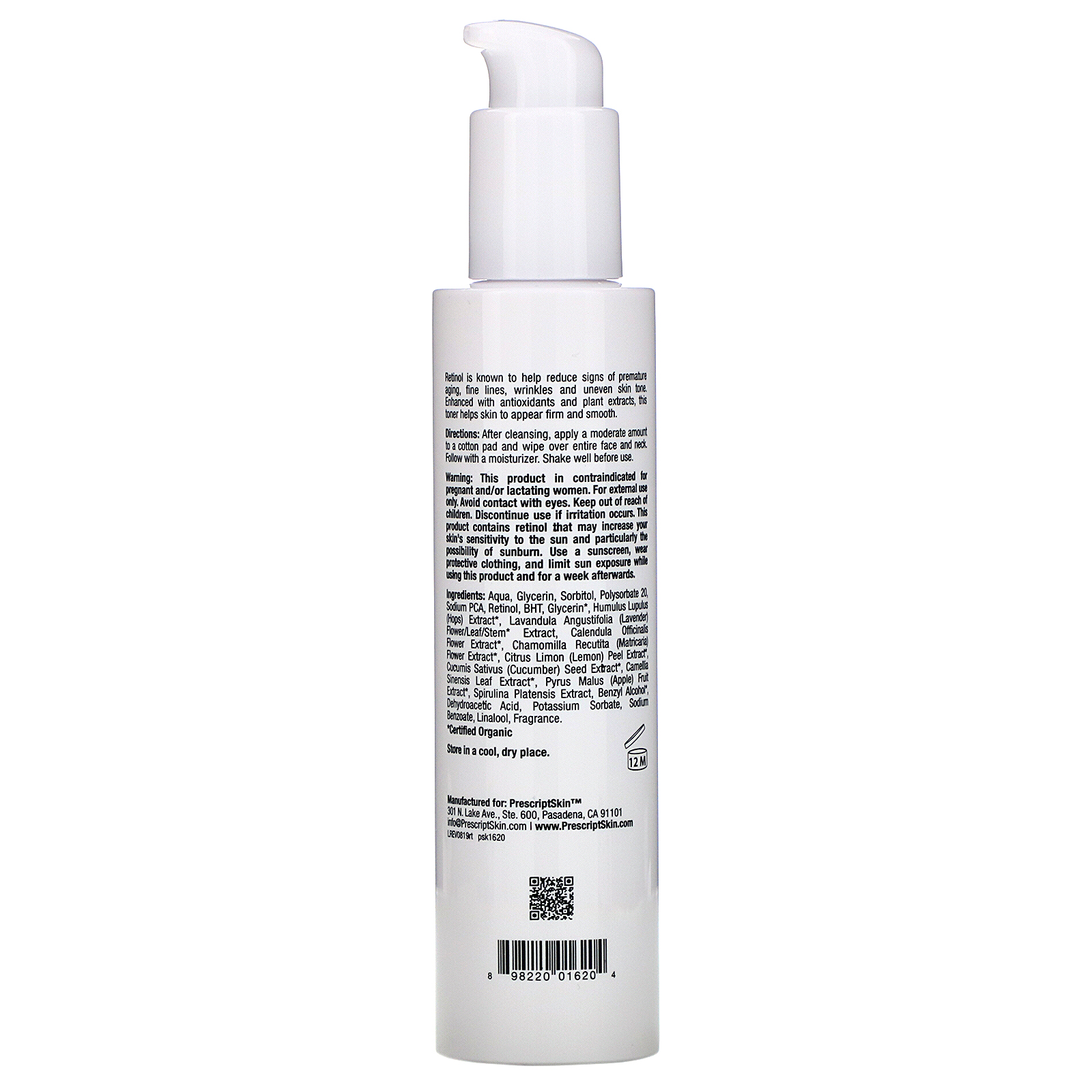 Comprar PrescriptSkin, Tônico Retinol, 177 ml (6 fl oz) - Imagem 2