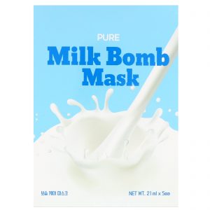 Comprar G9skin, Máscara de Bombas Puras de Leite, 5 Máscaras, 21 ml Cada