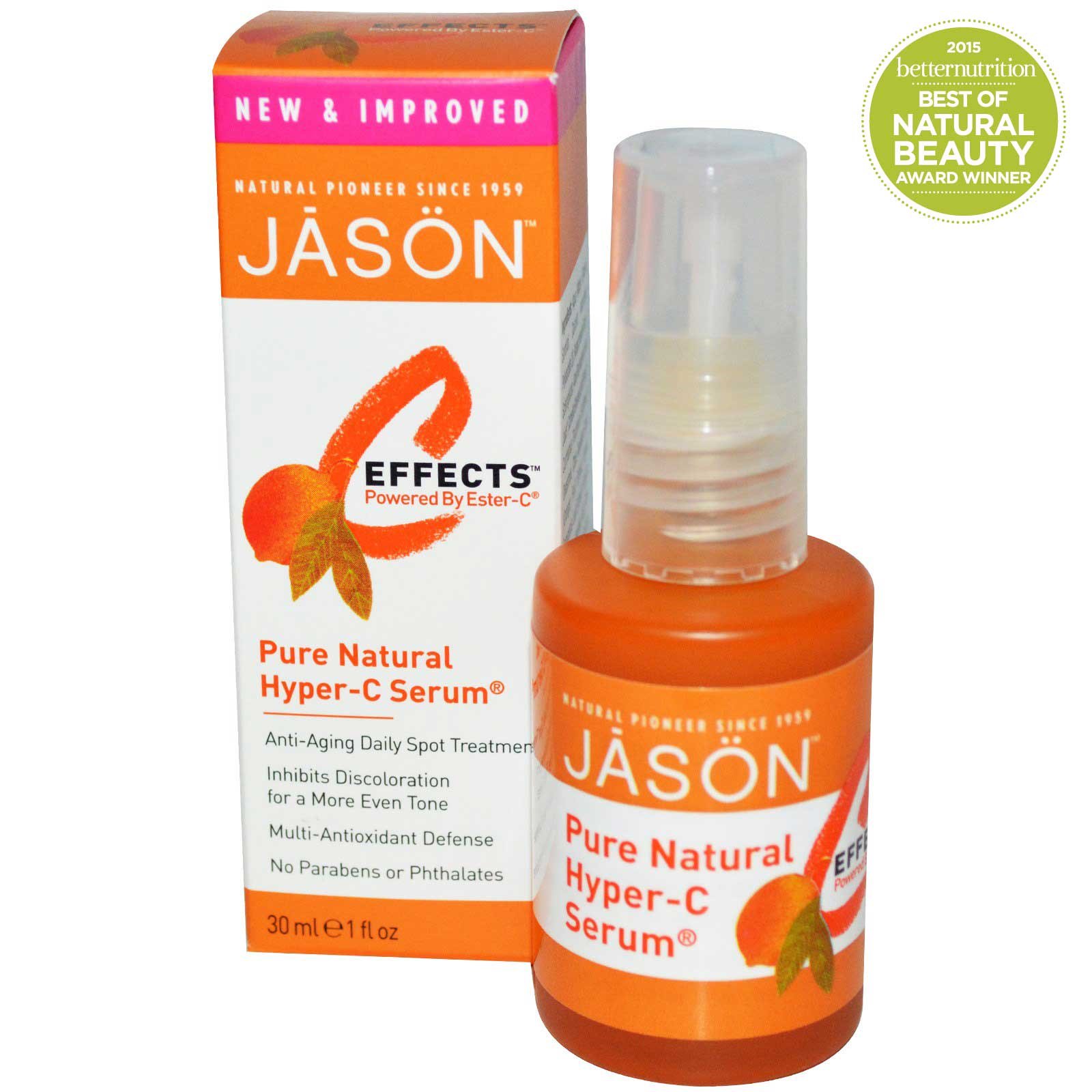 Comprar Jason Natural, C-Effects, Soro Hyper-C, Tratamento Diário Anti-envelhecimento, 1 fl oz (30 ml)