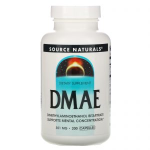 Comprar Source Naturals, DMAE, 351 mg, 200 Cápsulas