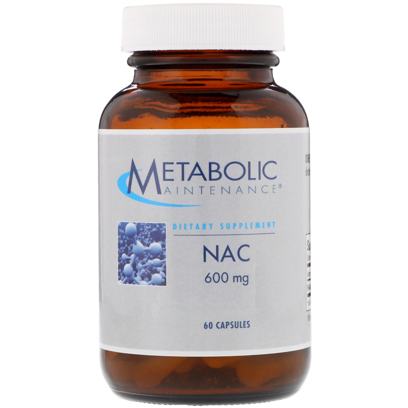 Comprar Metabolic Maintenance, NAC, 600 mg, 60 Cápsulas