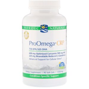 Comprar Nordic Naturals, ProOmega CRP, 1.250 mg, 90 Cápsulas Gelatinosas