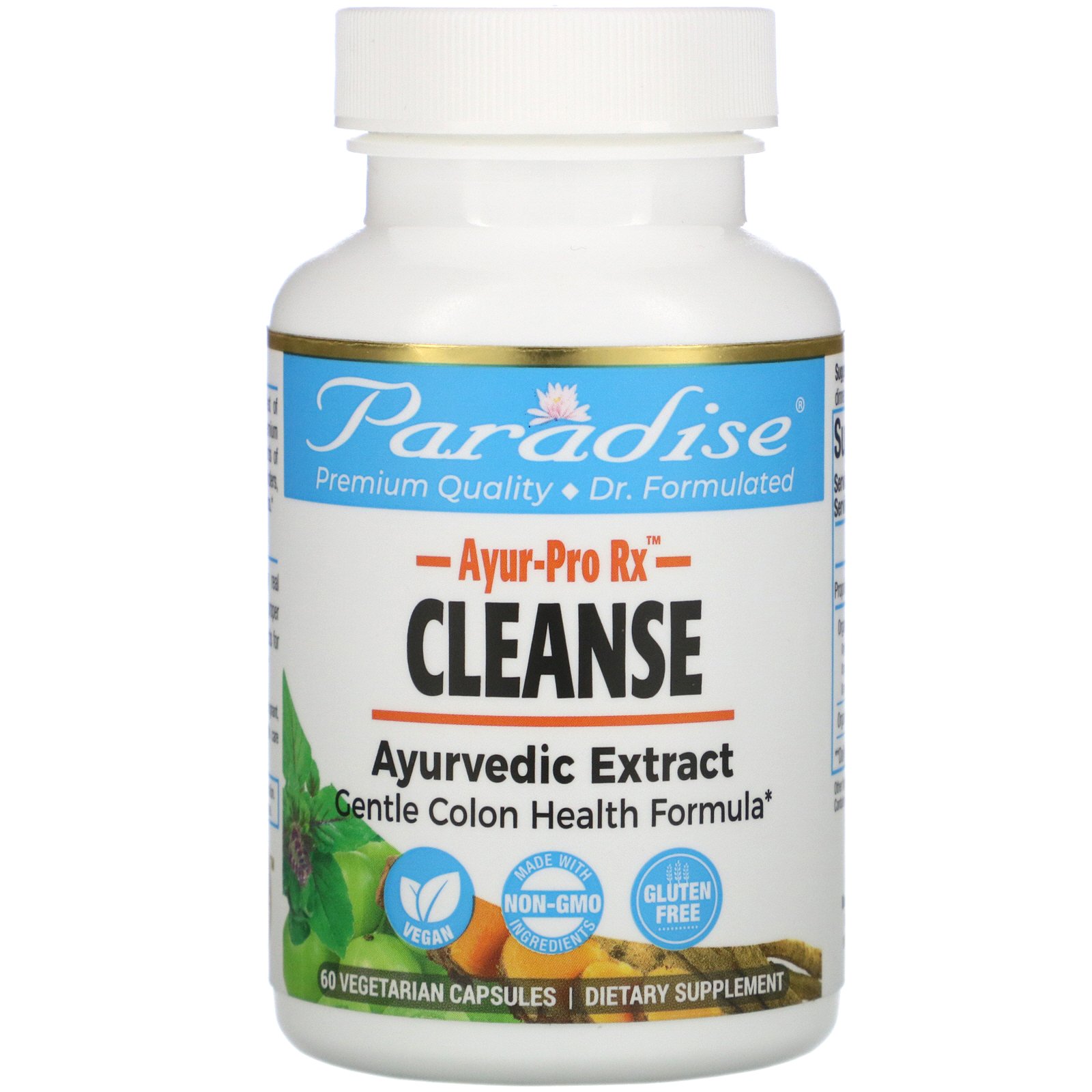 Comprar Paradise Herbs, AYRU Pro Rx, Cleanse, 60 Vegetarian Capsules - Imagem 3