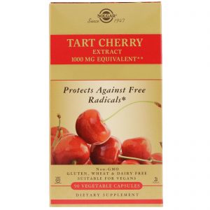 Comprar Solgar, Tart Cherry Extract, 90 Cápsulas Vegetais