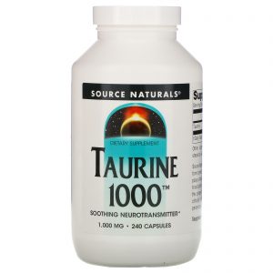Comprar Source Naturals, Taurina 1000, 1.000 mg, 240 Cápsulas