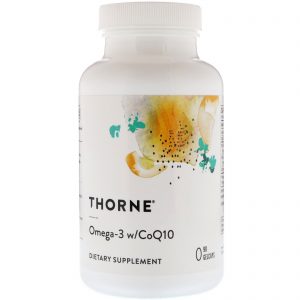 Comprar Thorne Research, Ômega-3 com CoQ10, 90 Cápsulas Gelatinosas